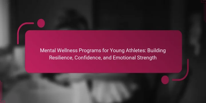 Mental Wellness Programs for Young Athletes: Building Resilience, Confidence, and Emotional Strength